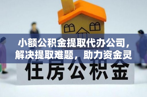 乐东小额公积金提取代办公司，解决提取难题，助力资金灵活使用