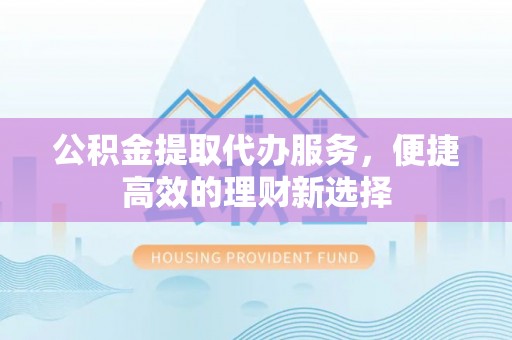 乐东公积金提取代办服务，便捷高效的理财新选择