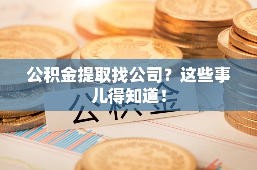 乐东公积金提取找公司？这些事儿得知道！