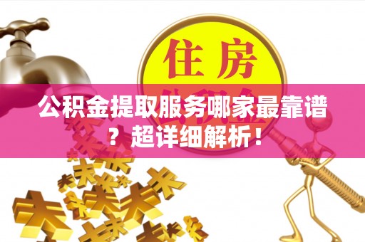 乐东公积金提取服务哪家最靠谱？超详细解析！