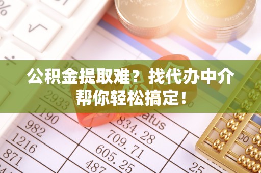 乐东公积金提取难？找代办中介帮你轻松搞定！