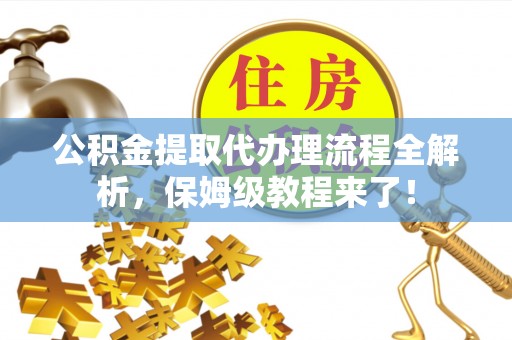 乐东公积金提取代办理流程全解析，保姆级教程来了！