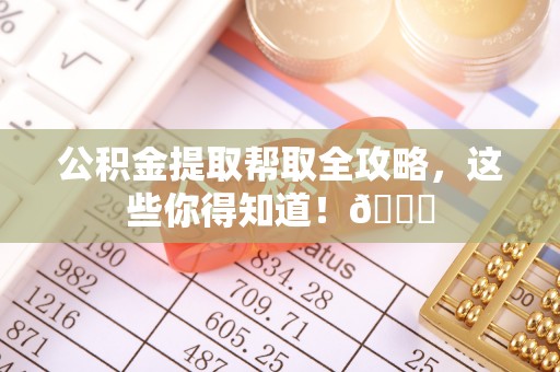 乐东公积金提取帮取全攻略，这些你得知道！😎