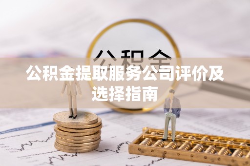 乐东公积金提取服务公司评价及选择指南