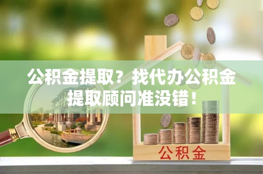 乐东公积金提取？找代办公积金提取顾问准没错！