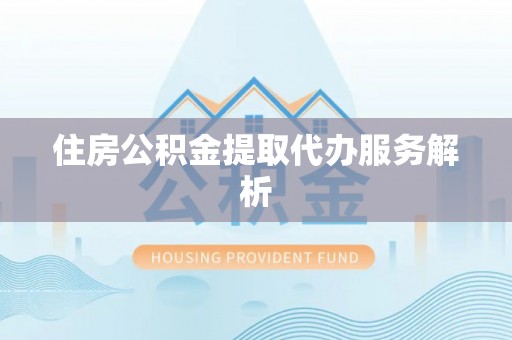 乐东住房公积金提取代办服务解析