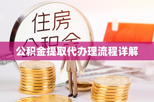 乐东公积金提取代办理流程详解