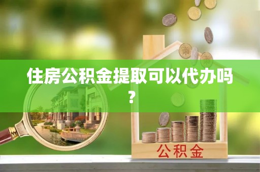 乐东住房公积金提取可以代办吗？