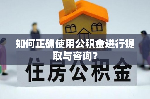 乐东如何正确使用公积金进行提取与咨询？
