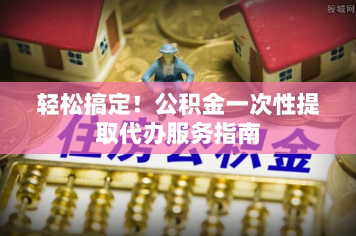 乐东轻松搞定！公积金一次性提取代办服务指南